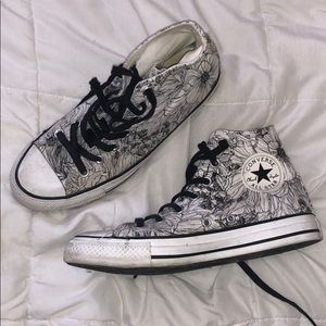 Floral Hightop Converse